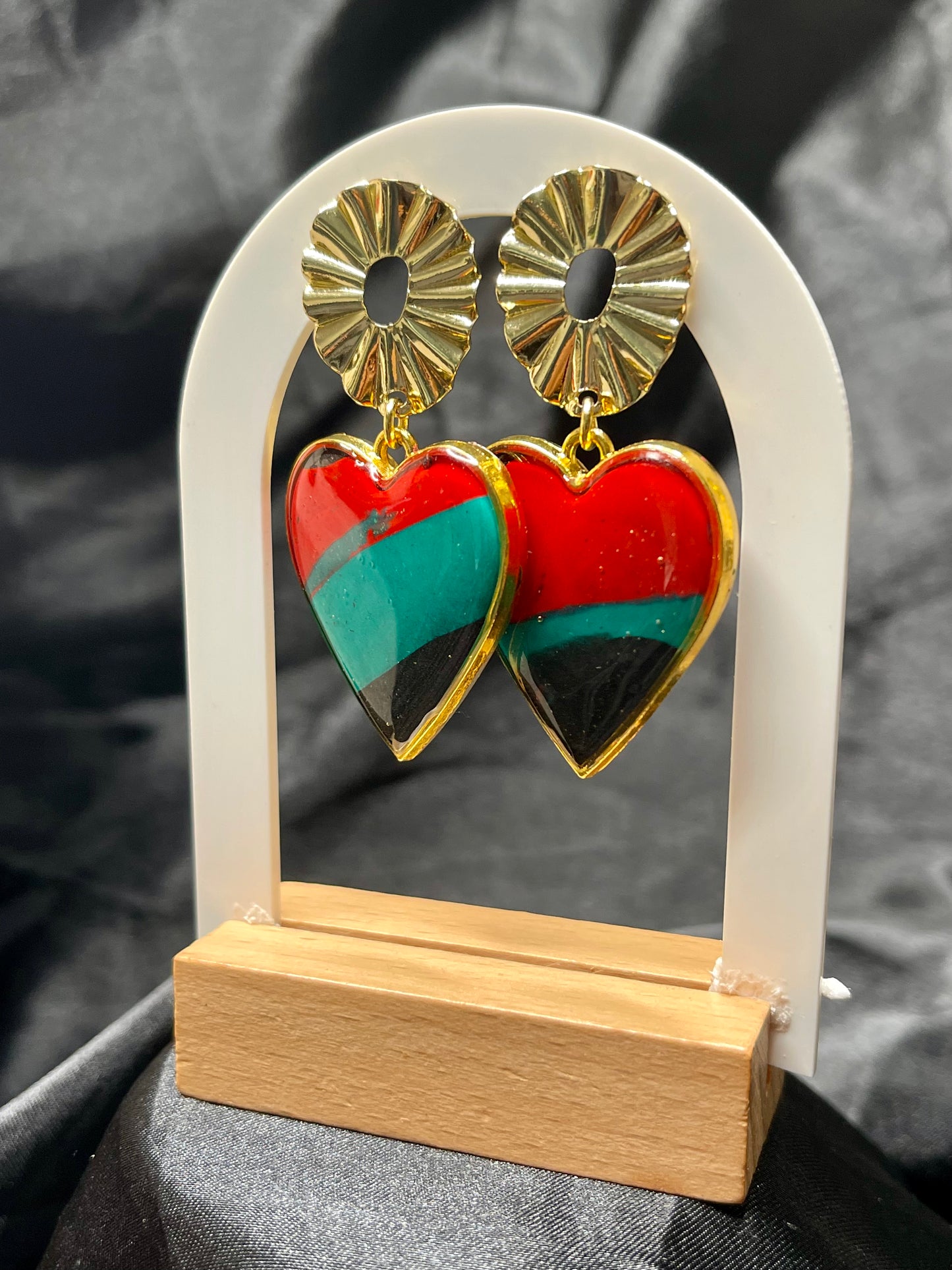 boucle d’oreilles coeur