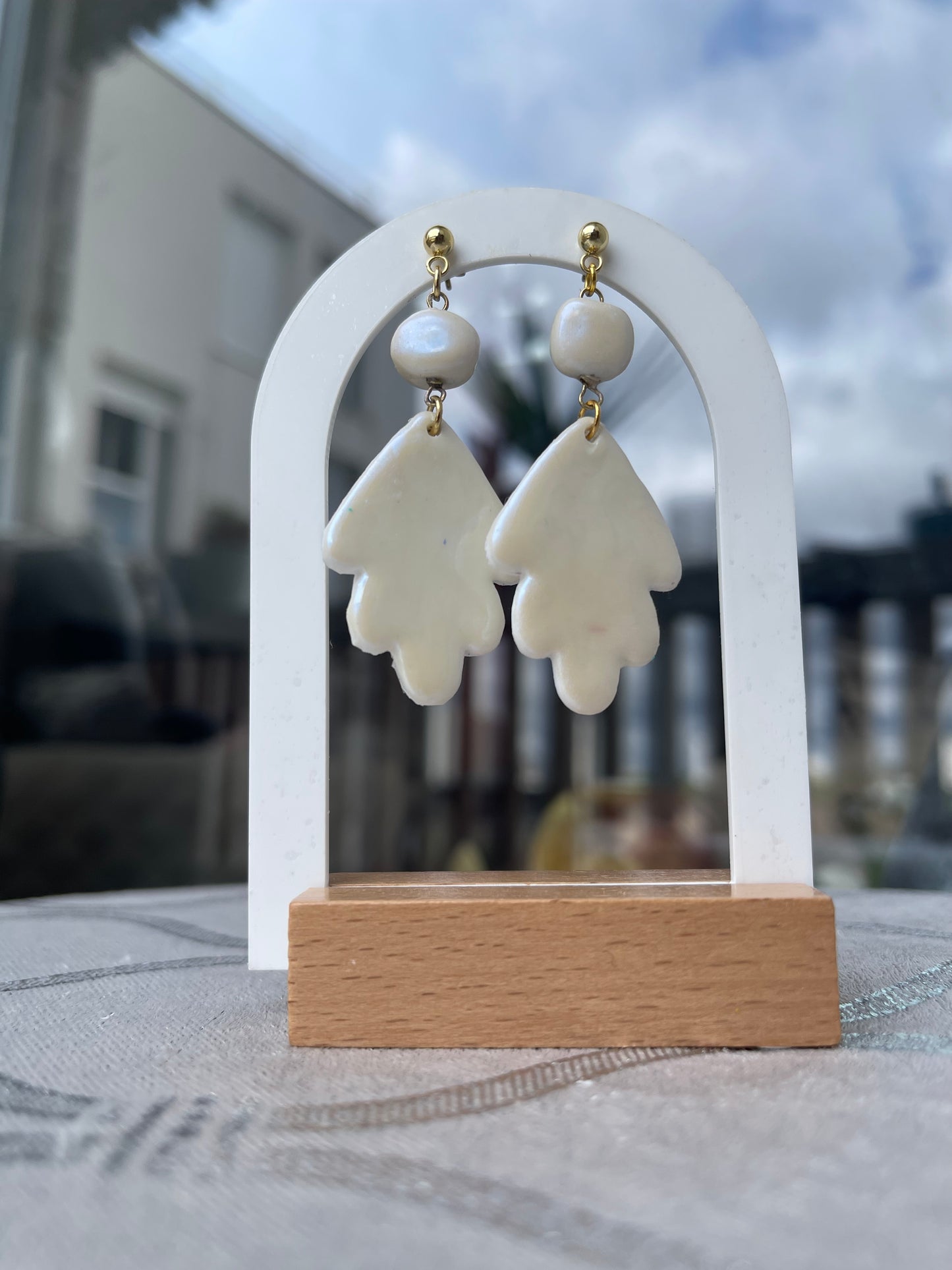 Boucles d'oreilles mariage