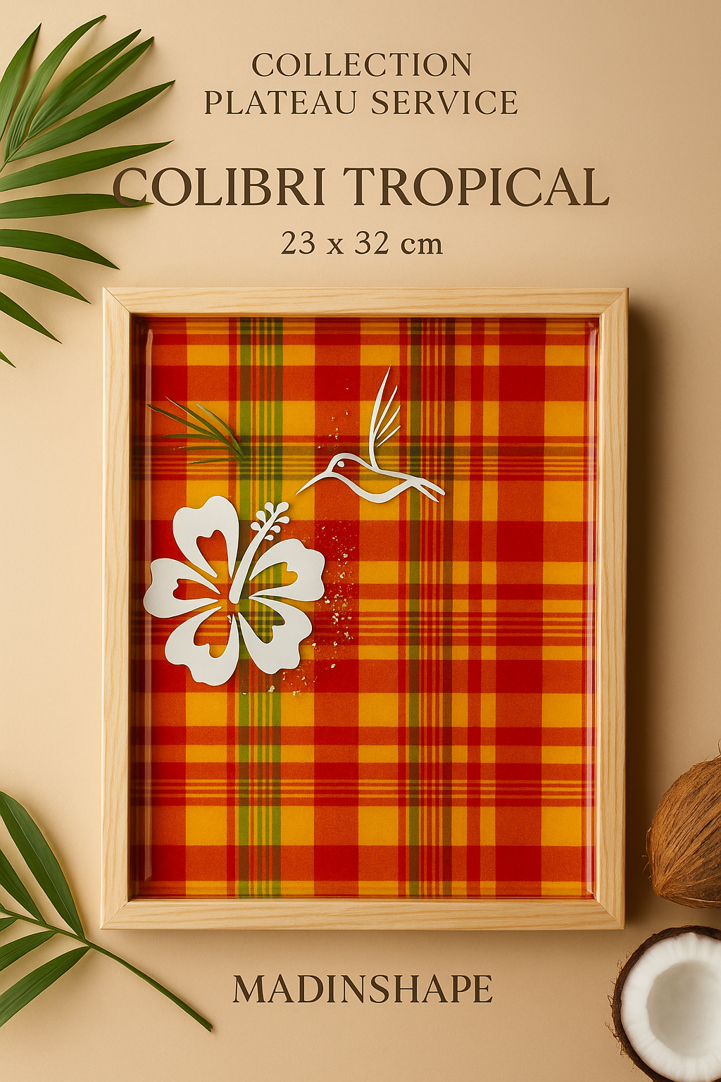 Plateau “Colibri Tropical"